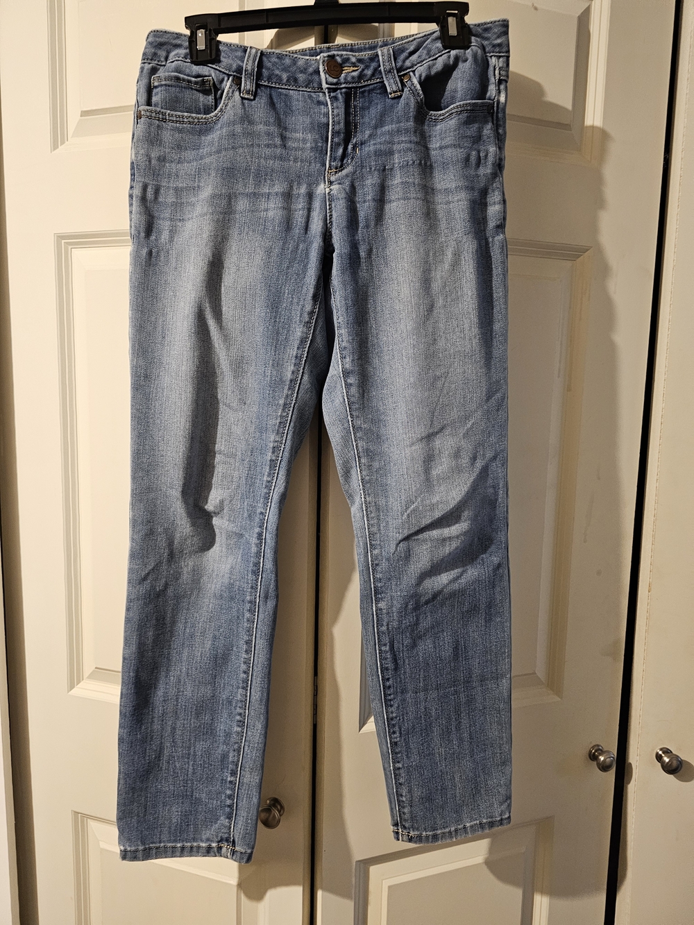 LC Lauren Conrad Light Blue Straight-Leg Jeans